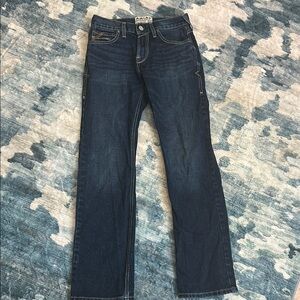 Ariat Men's Dark Blue Slim Fit Straight Leg M7  Jeans